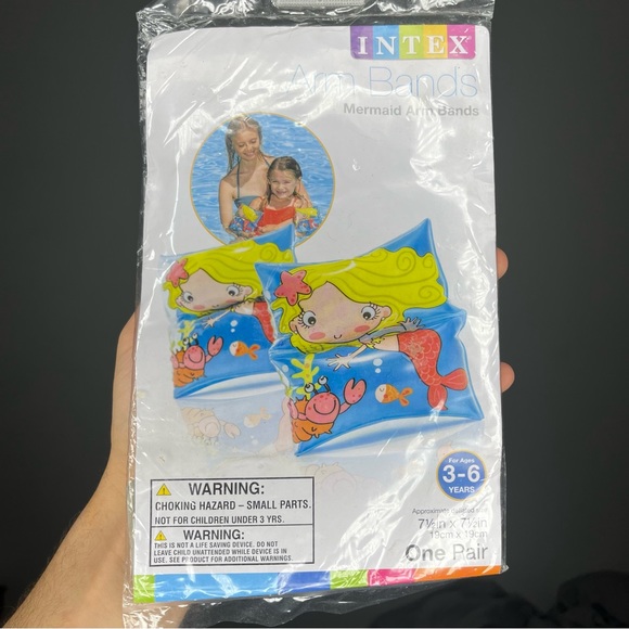 Intex Mermaid Inflatable Arm Bands Swim Aid Floaties Y - Picture 3 of 8